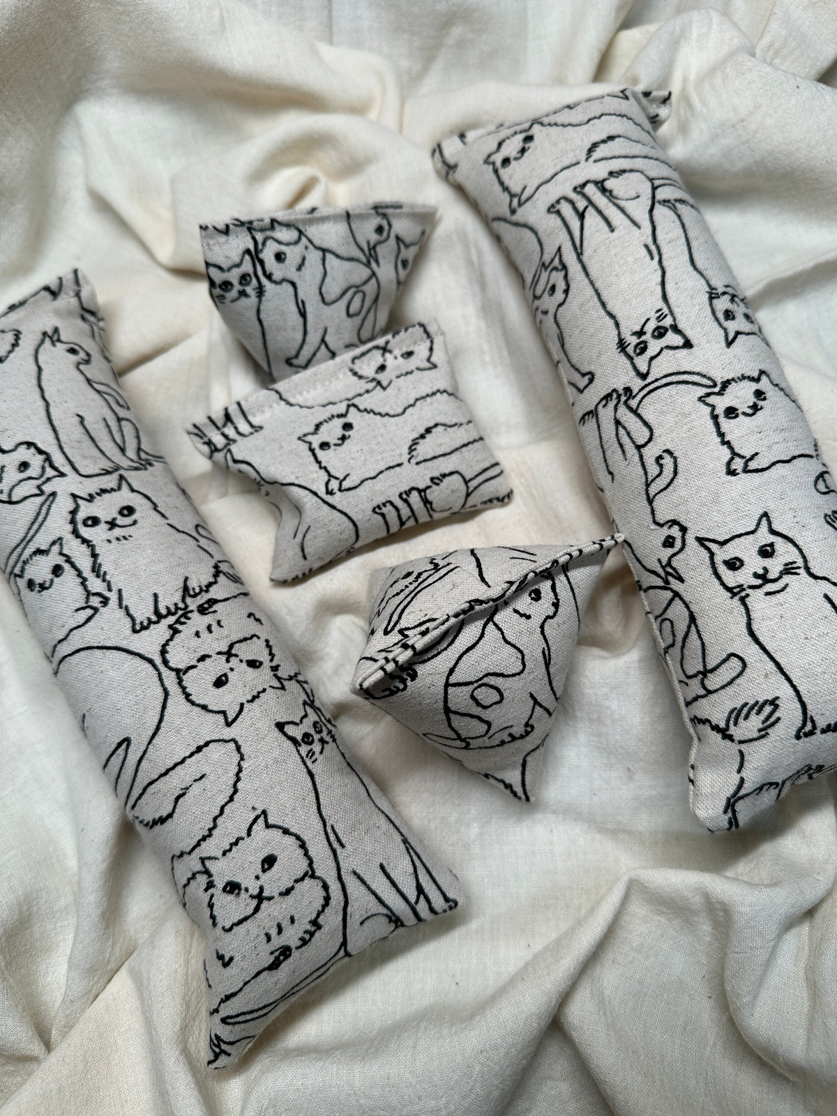 Tan Sketch Cat Toys