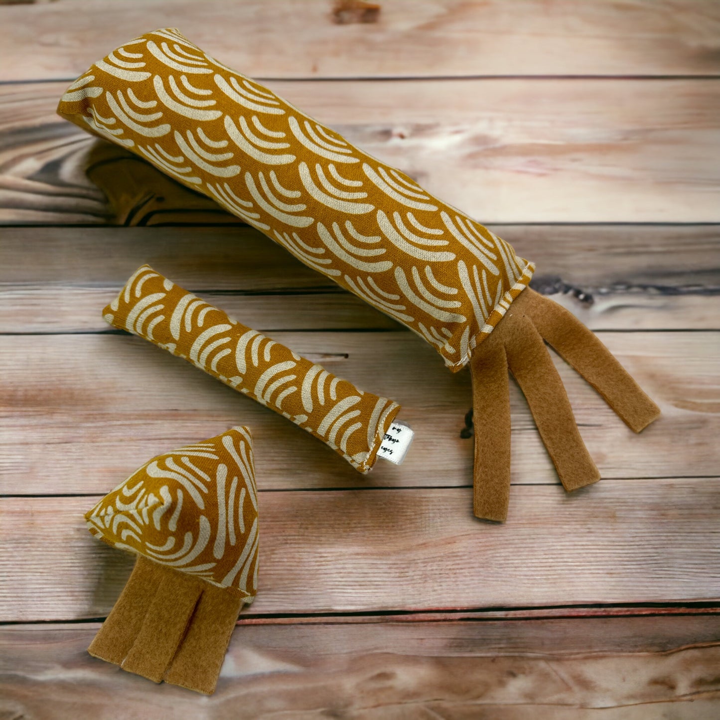 Yellow Rising Sun Handcrafted Cat Toys