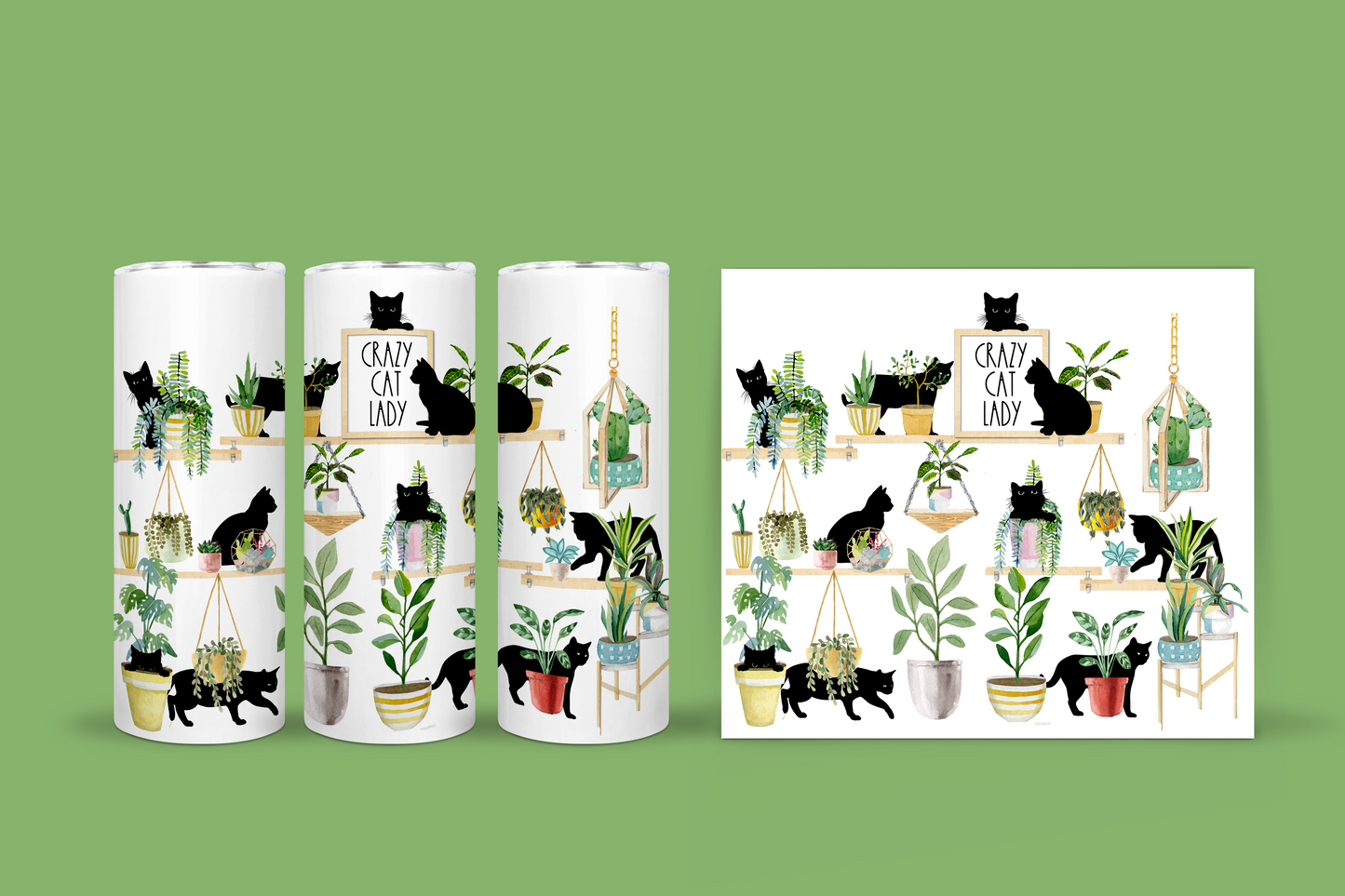 Crazy Cat Lady Tumbler