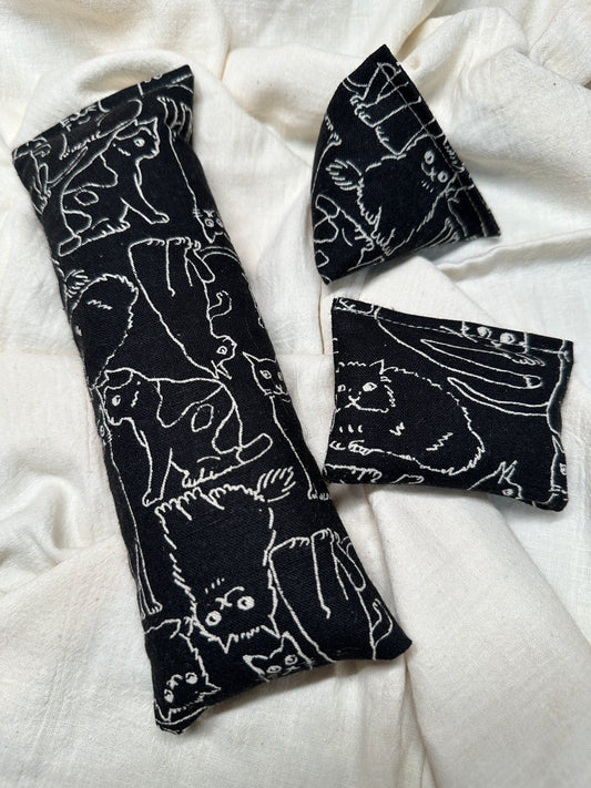 Black Sketch Cat Toys