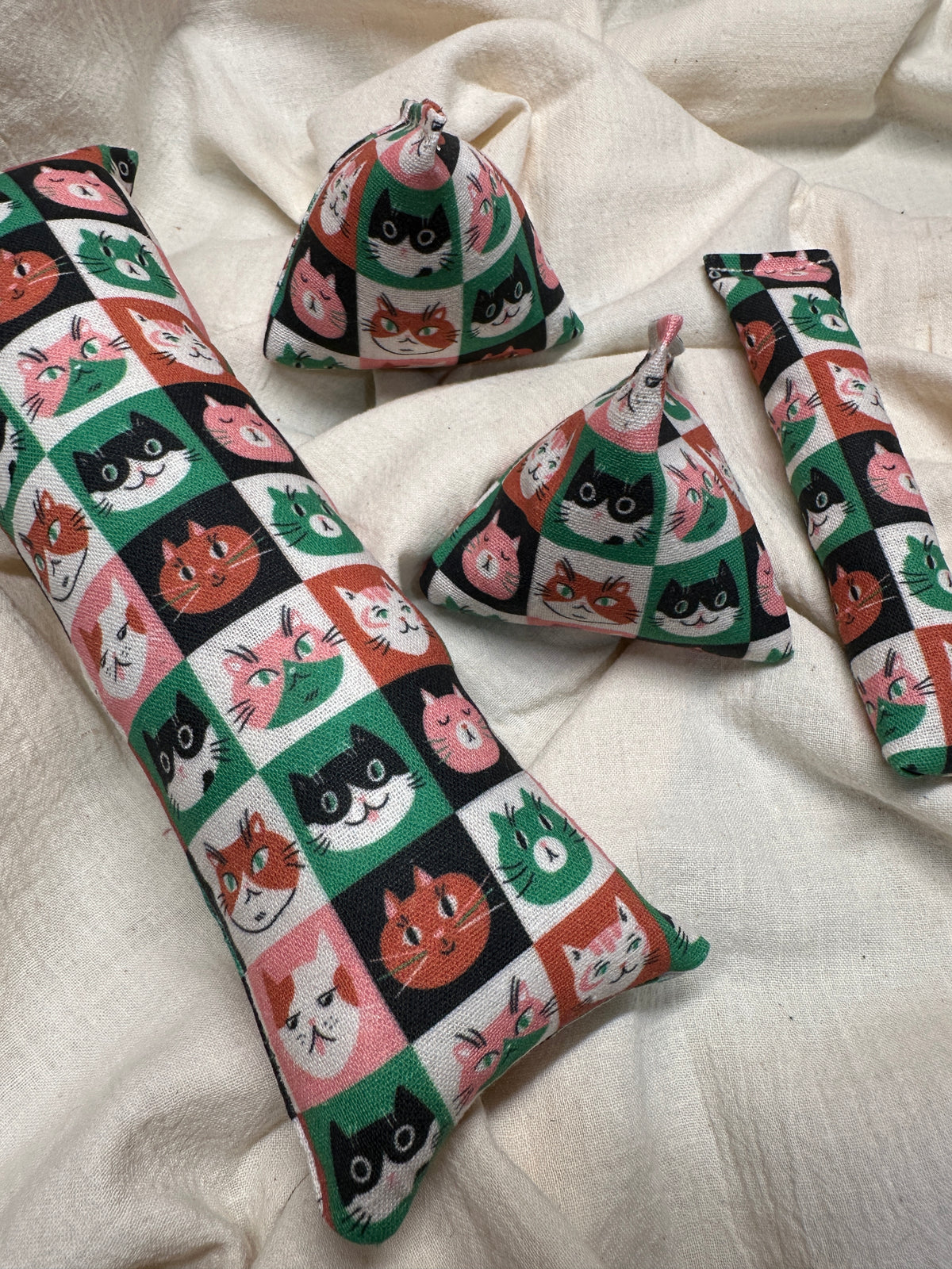 Checkered Cat Toys