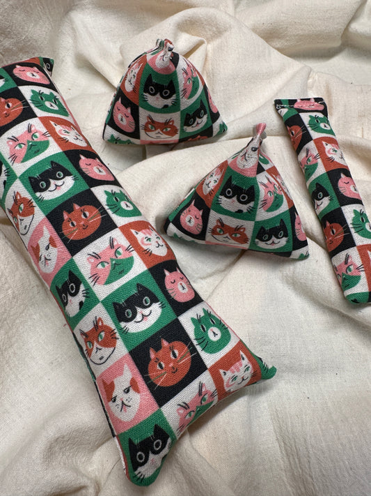 Checkered Cat Toys