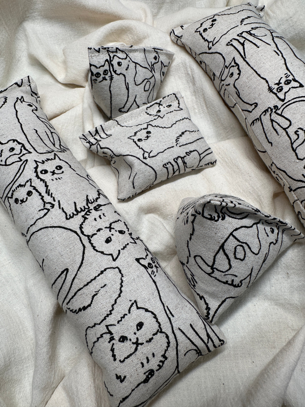 Tan Sketch Cat Toys