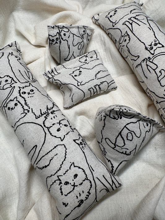 Tan Sketch Cat Toys