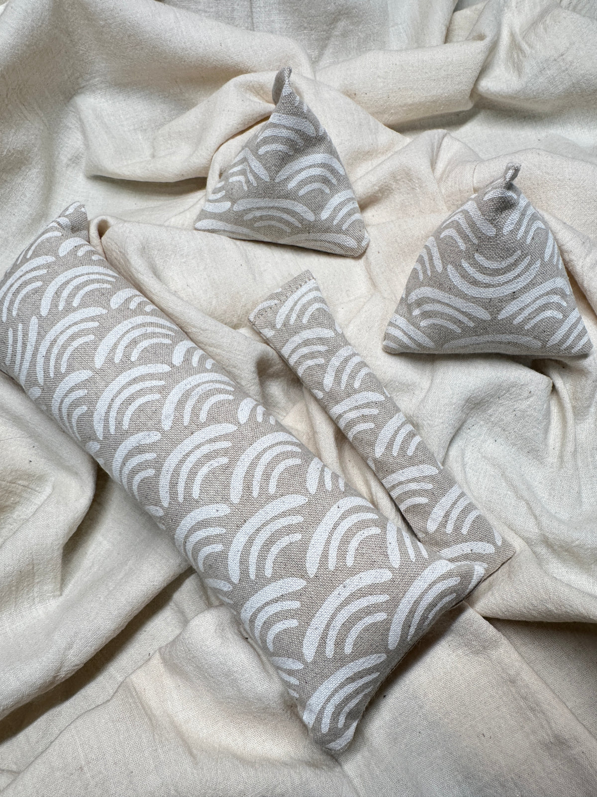Tan Rising Sun Handcrafted Cat Toys