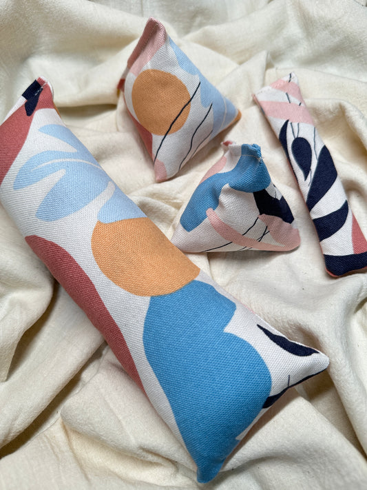 Pastel Abstract Handcrafted Cat Toys