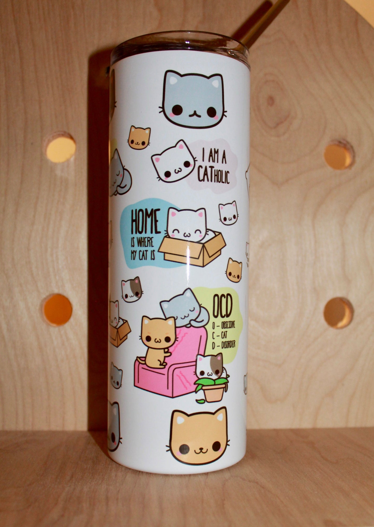 Kawaii Cats Tumbler